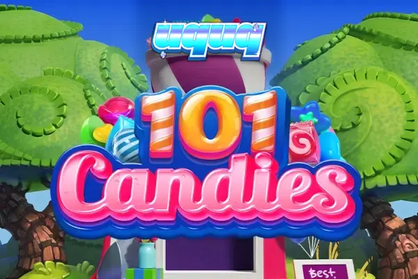 Interface colorida e doce do slot 101 Candies